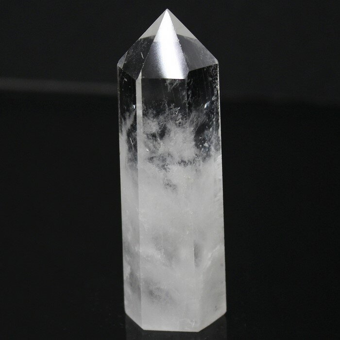 水晶 ポイント|Crystal ロッククリスタル 石英 クリスタル クォーツ 水晶原石 透明 天然 水晶 原石 ポイント 浄化 石 Point 柱 インテリア ...