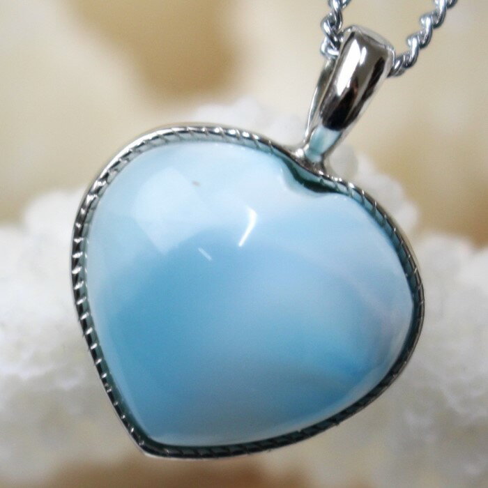 【厳選 品質 一点物】ラリマー ペンダント|Pectolite ペクトライト Larimar 曹灰針石 ラリマー ネックレス Pendant ペンダントヘッド ...