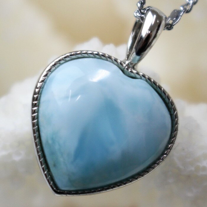 【厳選 品質 一点物】ラリマー ペンダント|Larimar 曹灰針石 Pectolite ペクトライト ラリマー ネックレス Pendant ペンダントヘッド ...