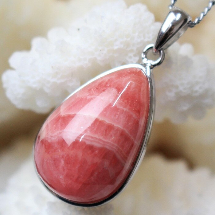 インカローズ ペンダント｜Rhodochrosite ロードクロサイト インカローズ ペンダントトップ Necklace Pendant ネックレス｜メンズ レディース 限定 一点物 パワーストーン インカローズ