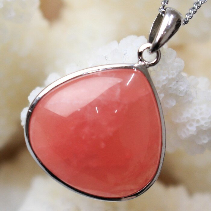 【厳選 品質 一点物】インカローズ ペンダント|Rhodochrosite インカローズ ロードクロサイト ネックレス ペンダントトップ Pendant ぺんだ...
