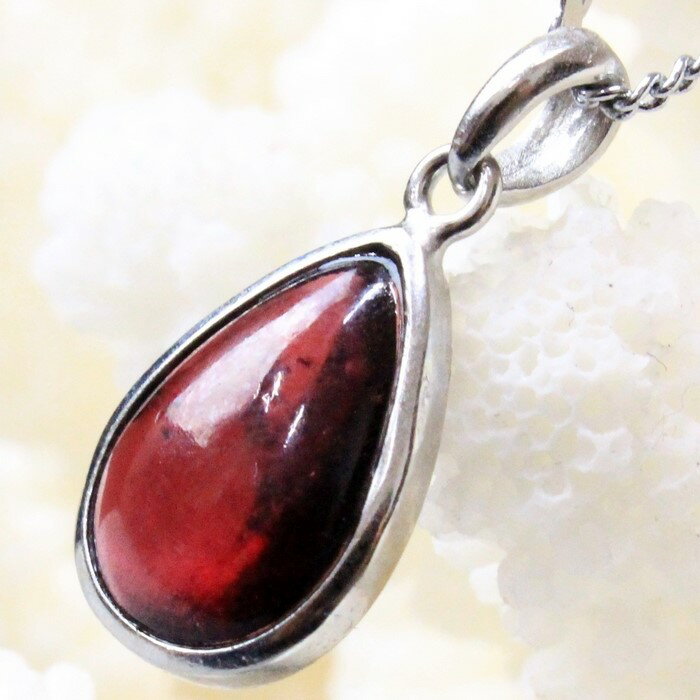 ガーネット ペンダント｜garnet ざくろ石 ガーネット ネックレス ペンダントヘッド Pendant Necklace｜メンズ レディース 一点物 パワーストーン ガーネット