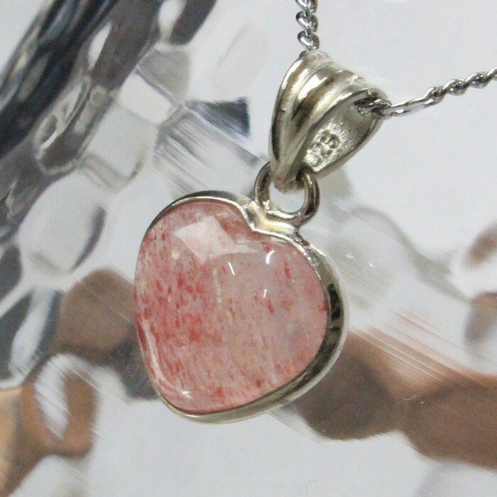 ストロベリークォーツ ペンダント｜苺水晶 Strawberry Quartz ストロベリークォーツ ペンダントトップ ぺんだんと Necklace Pendant ネックレス｜メンズ レディース 人気 おすすめ 限定 天然石 ストロベリークォーツ