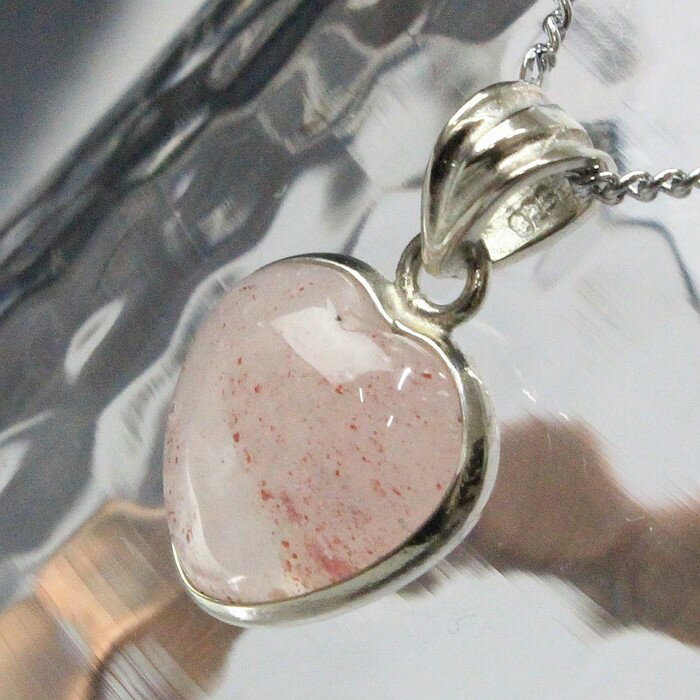 ストロベリークォーツ ペンダント|苺水晶 Strawberry Quartz ストロベリークォーツ ネックレス Pendant ペンダントヘッド Necklac...
