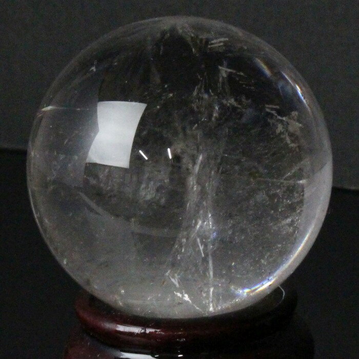 【厳選 高品質ブラジル産 一点物 52mm玉】天然 水晶玉｜ロッククリスタル Crystal Quartz 石英 クリスタル クォーツ 水晶 原石 丸玉 Crystal ball 球体 地鎮祭 置物 台座 占い お守り 水晶球 ルース｜LuLu House（ルルハウス るるはうす） 天然