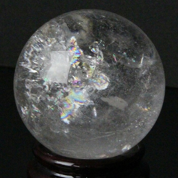 【一級品の輝き 厳選一点物 54mm玉】天然 水晶玉｜Crystal すいしょう ロッククリスタル 石英 クリスタル クォーツ 水晶 置物 台座 占い 球体 天然 原石 丸玉 Crystal ball 地鎮祭 お守り 水晶球｜メンズ レディース 一点物アイテム 天然石 天然