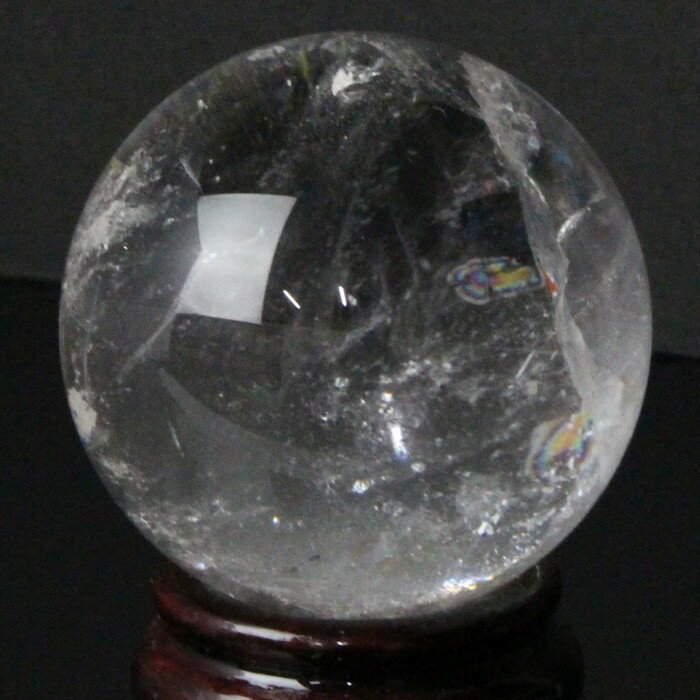 【厳選品質 透明度が高品質の証 58mm玉】天然 水晶玉｜ロッククリスタル Crystal Quartz 石英 クリスタル クォーツ 水晶 原石 丸玉 Crystal ball 球体 浄化 置物 占い お守り 水晶球 ルース｜パワーストーン 水晶玉 天然石 天然