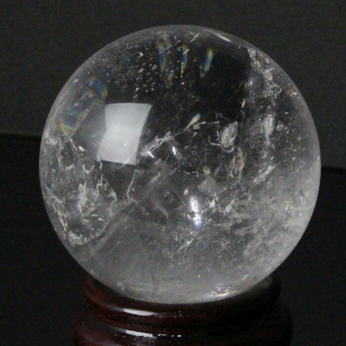 【一点物 57mm玉 高品質ブラジル産 一点物】天然 水晶玉|Crystal Quartz ロッククリスタル 石英 クリスタル クォーツ 水晶 原石 透明 丸玉...