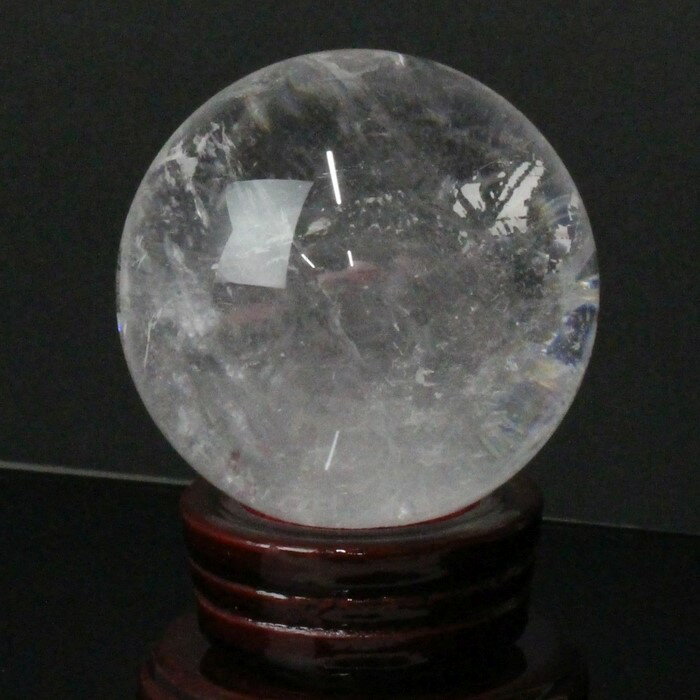 【大玉 70mm玉】天然 水晶玉｜Crystal ロッククリスタル 石英 クリスタル クォーツ 水晶 原石 丸玉 Crystal ball 球体 浄化 置物 占い お守り 水晶球 ルース｜パワーストーン 水晶玉 天然石 海外直輸入価格 天然