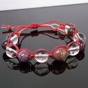 ウォーターメロン トルマリン ブレスレット 天然石アクセサリー｜ウォーターメロン トルマリン watermeron tourmaline 電気石 【Bracelet 腕輪 ブレスレッド 手編み Breath Rosary マクラメ編み 】メンズ Men 039 s レディース Ladies 天然石 ｜