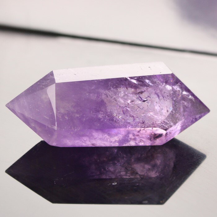 【限定 一点物】アメジスト ポイント｜Amethyst アメシスト 紫水晶 アメジスト 原石 ダブルポイント クラスター 置物 石 鉱物 Point 柱 ダブルターミネイティッド｜メンズ レディース 一点物アイテム 天然石 アメジスト