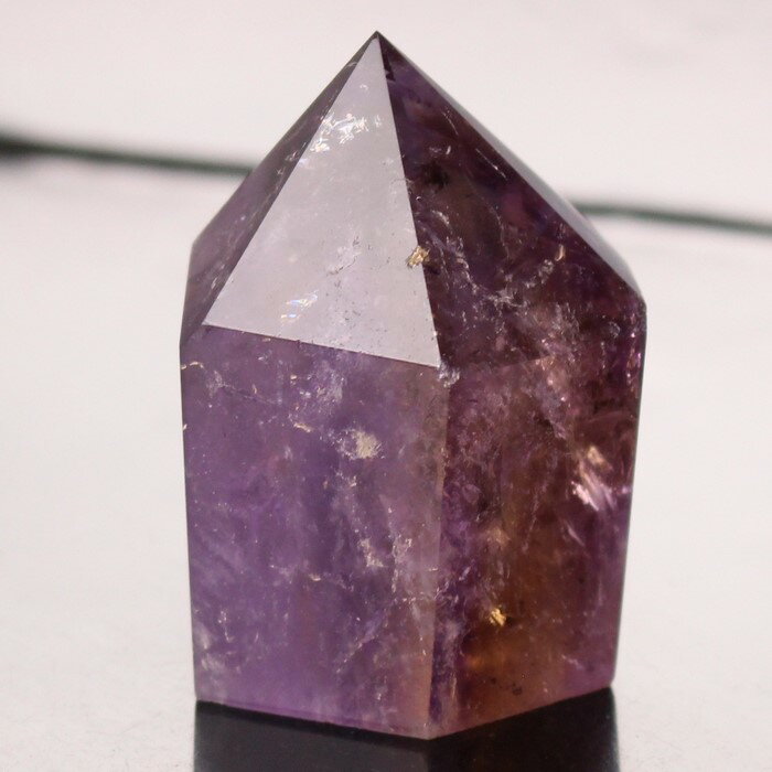 アメトリン ポイント|シトリン アメジスト 黄紫水晶 ametrine アメトリン 原石 クラスター 置物 石 鉱物 Point 柱 ポイント|メンズ レディー...