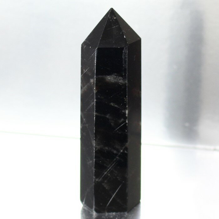 モリオン ポイント|黒水晶 Morion モリオン 置物 原石 ポイント 浄化 魔除け 邪気払い クラスター Point 柱 石 インテリア|パワーストーン ポ...