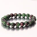【厳選 一点物 10mm玉】ルビーインゾイサイト ブレスレット|Ruby Zoisite ルビーインゾイサイト ブレスレット Bangle ブレスレッド Bra...