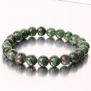 【厳選 一点物 10mm玉】ルビーインゾイサイト ブレスレット|Ruby Zoisite ルビーインゾイサイト ブレスレット ブレスレッド Bracelet ブ...