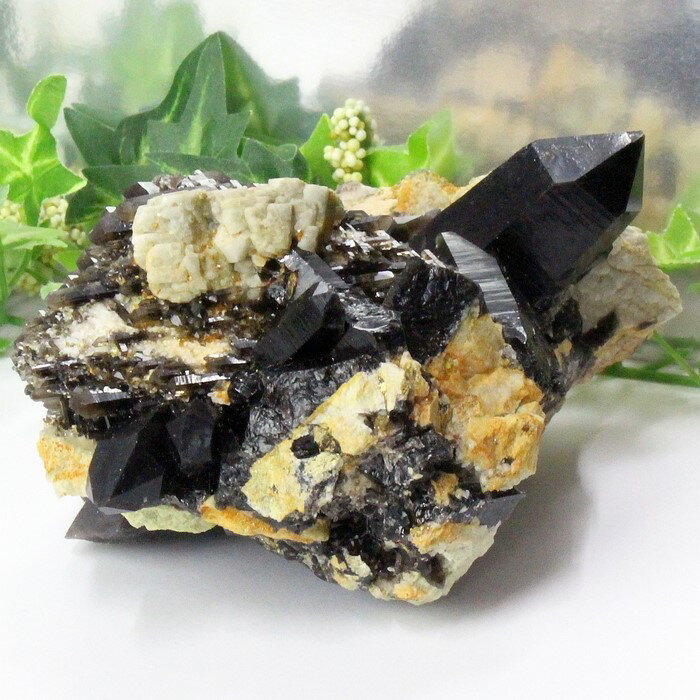 【ビックサイズ 大きい サイズ】モリオン クラスター|Morion モリオン 黒水晶 原石 邪気払い 浄化 石 クラスター Cluster 魔除け インテリア ...