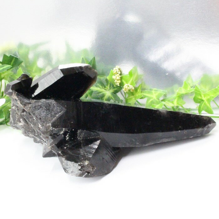 【ビックサイズ 大きい サイズ】モリオン 原石|Morion 黒水晶 モリオン クラスター 邪気払い 浄化 石 インテリア 置物 Cluster 魔除け|パワー...