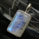 ムーンストーン ペンダント|ブルームーンストーン Moonstone 月長石 ムーンストーン ネックレス ペンダントヘッド Pendant Necklace|メ...