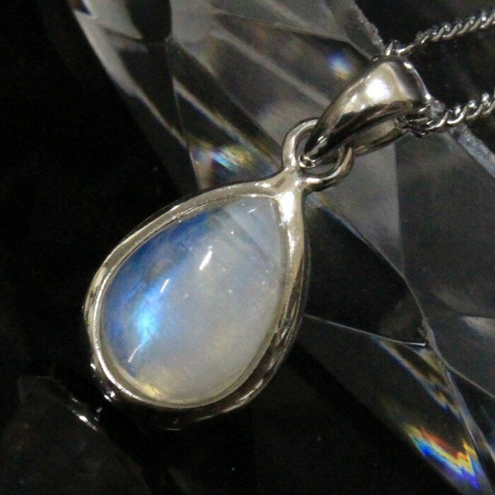 ムーンストーン ペンダント|Moonstone ブルームーンストーン 月長石 ムーンストーン ペンダントトップ Necklace Pendant ネックレス|メ...