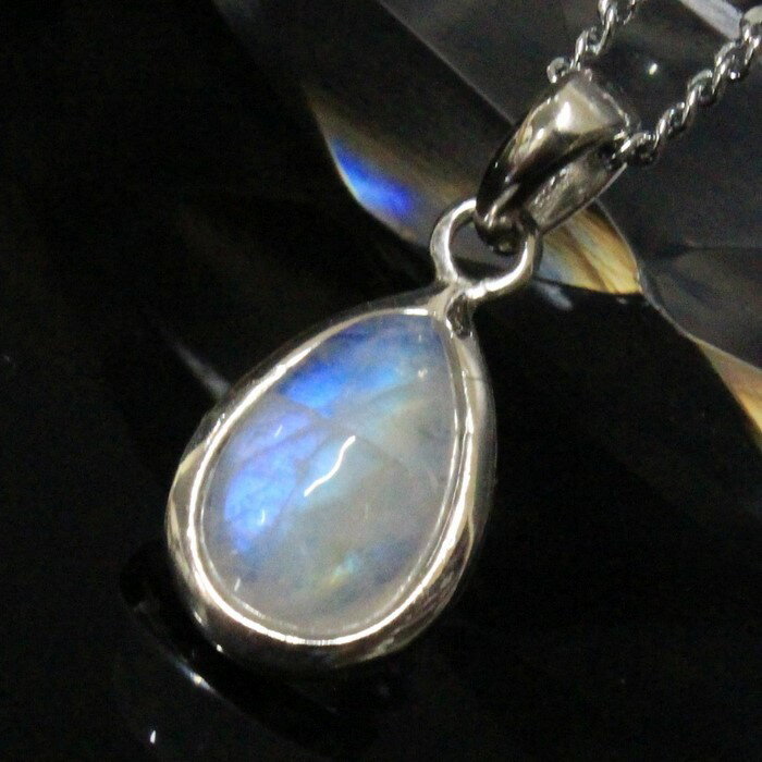 【レア 1点物】ムーンストーン ペンダント｜Moonstone ブルームーンストーン 月長石 ムーンストーン ネックレス ペンダントヘッド Pendant Necklace｜メンズ レディース 天然石 限定 一点物 ムーンストーン