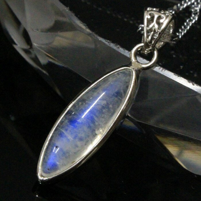 ムーンストーン ペンダント|ブルームーンストーン Moonstone 月長石 ムーンストーン ネックレス ペンダントヘッド Pendant Necklace|海...
