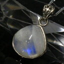 【限定 一点物】ムーンストーン ペンダント|月長石 Moonstone ブルームーンストーン ムーンストーン ペンダントトップ ぺんだんと Necklace P...