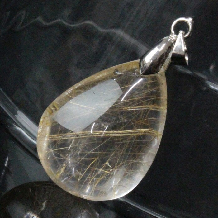 【一点物 現物】ルチルクォーツ ペンダント｜ルチルクオーツ rutile quartz 金針水晶 ルチルクォーツ ペンダントトップ Necklace Pendant ネックレス｜メンズ レディース 一点物アイテム 天然石 ルチルクォーツ