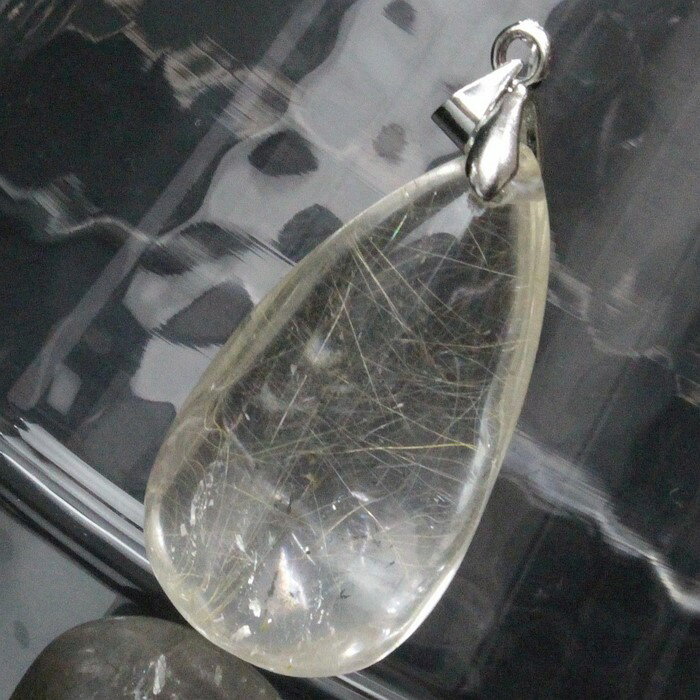 ルチルクォーツ ペンダント|金針水晶 rutile quartz ルチルクオーツ ルチルクォーツ ネックレス ぺんだんと Necklace ペンダントトップ P...