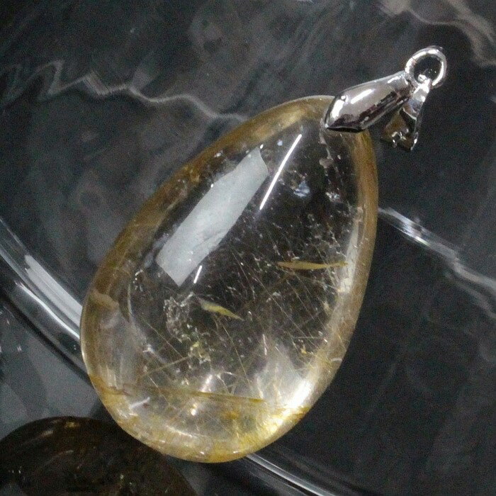 ルチルクォーツ ペンダント｜rutile quartz ルチルクオーツ 金針水晶 ルチルクォーツ ネックレス ぺんだんと Necklace ペンダントトップ Pendant｜おすすめ パワーストーン ネックレス 天然石 人気 ルチルクォーツ