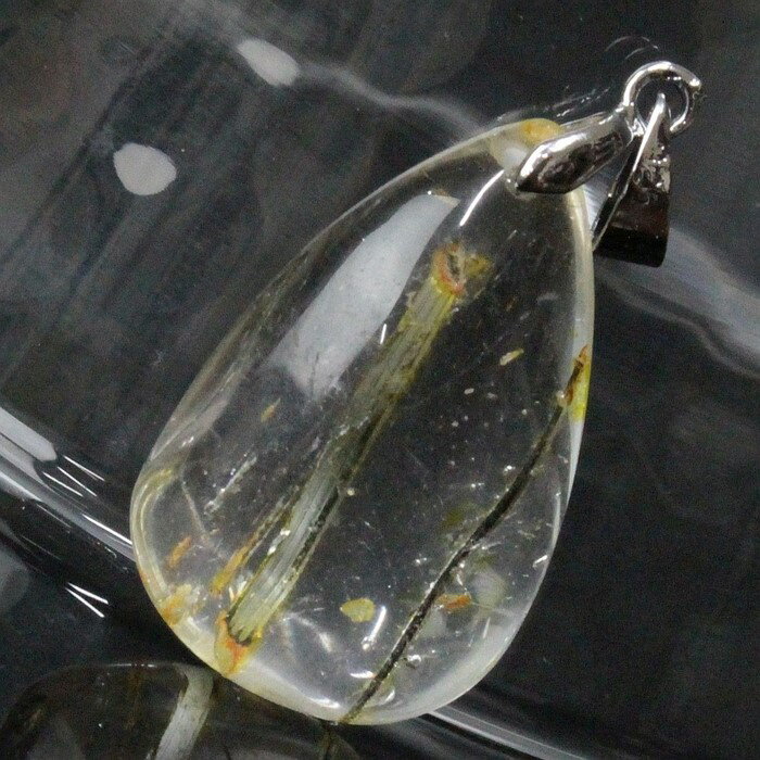 ルチルクォーツ ペンダント|rutile quartz ルチルクオーツ 金針水晶 ルチルクォーツ ネックレス ぺんだんと Necklace ペンダントトップ P...