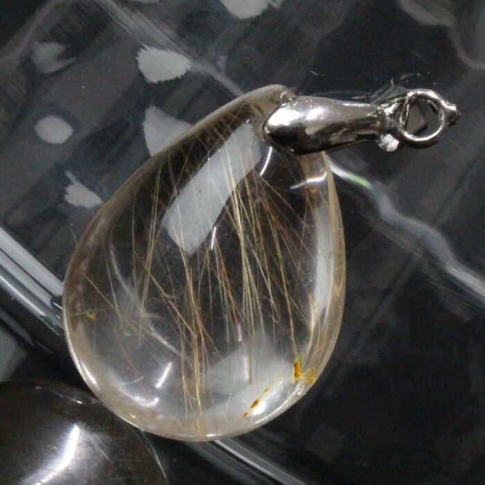 ルチルクォーツ ペンダント｜rutile quartz ルチルクオーツ 金針水晶 ルチルクォーツ ペンダントトップ ぺんだんと Necklace Pendant ネックレス｜メンズ レディース 天然石 限定 一点物 ルチルクォーツ