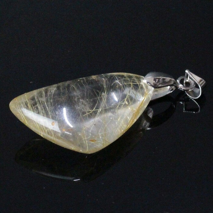 【レア 1点物】ルチルクォーツ ペンダント|金針水晶 rutile quartz ルチルクオーツ ルチルクォーツ ネックレス ぺんだんと Necklace ペン...