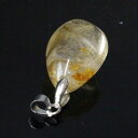 yA 1_z`NH[c y_gb`NI[c rutile quartz j `NH[c lbNX Pendant y_gwbh NecklacebY fB[X  _ p[Xg[ `NH[c