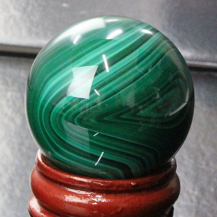 マラカイト 丸玉 孔雀石 Malachite マラカイト 原石 ball 玉 置物 台座 水晶玉 水晶球 丸玉 球体 球 マラカイト丸玉 海外直輸入価格 LuLu House（ルルハウス るるはうす） マラカイト