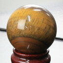 【56mm 厳選品質 一点物】タイガーアイ 丸玉 Tigereye キャッツアイ 虎目石 タイガーアイ 原石 金運 幸運 仕事運 虎 球体 水晶玉 球 置物 台...