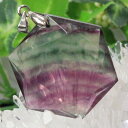 フローライト ペンダント 蛍石 フローライト ネックレス ぺんだんと 六芒星 魔除け お守り Necklace ペンダントトップ フローライトペンダント パワー...