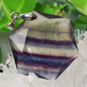 フローライト ペンダント 蛍石 フローライト ネックレス Necklace 六芒星 魔除け お守り ペンダントトップ Pendant フローライトペンダント パ...