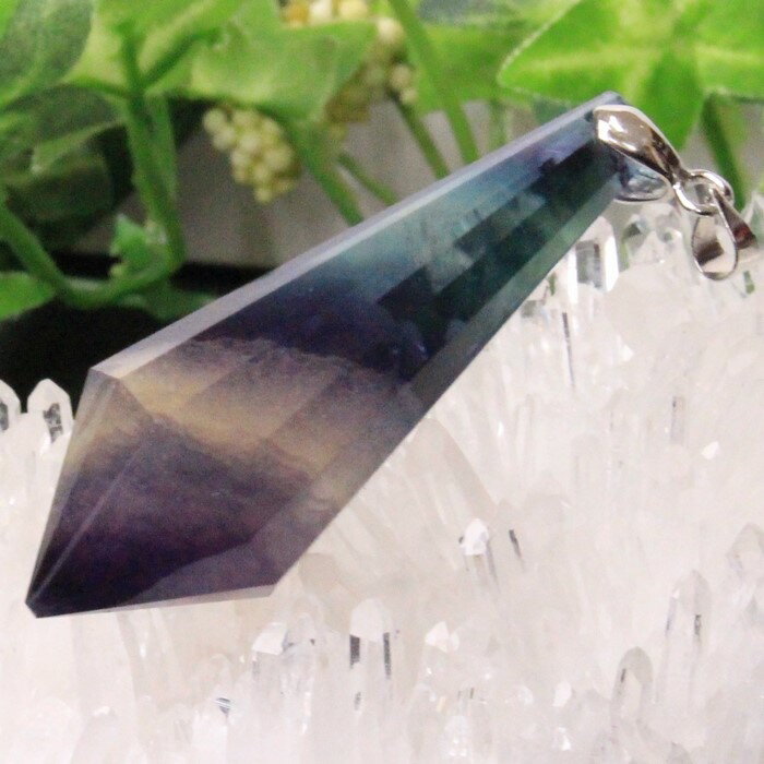 フローライト ペンダント 蛍石 フローライト ネックレス ぺんだんと ダウジング ペンデュラム 魔除け お守り Necklace ペンダントトップ フローライト...