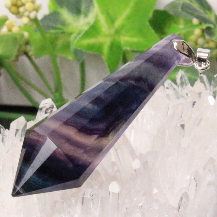 フローライト ペンダント 蛍石 フローライト ネックレス ぺんだんと ダウジング ペンデュラム 魔除け お守り Necklace ペンダントトップ フローライト...