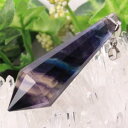 【レア 1点物】フローライト ペンダント 蛍石 フローライト ネックレス Necklace ダウジング ペンデュラム 魔除け Pendant フローライトペンダ...