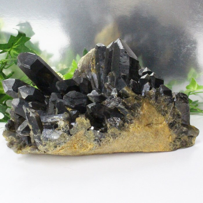 モリオン クラスター モリオン Morion 黒水晶 原石 クラスター Cluster 魔除け インテリア 邪気払い 浄化 石 置物 モリオンクラスター パワー...