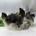モリオン クラスター 黒水晶 Morion モリオン 原石 魔除け インテリア 置物 Cluster 邪気払い 浄化 石 クラスター モリオンクラスター メンズ...