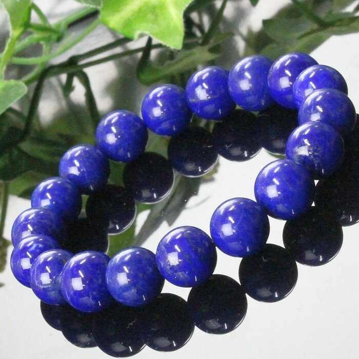 【厳選 一点物 アフガニスタン産 高品質 AAAAAグレード】ラピスラズリ ブレスレット 青金石 ラピスラズリ 最強 魔除け グッズ 破邪 ブレスレット 聖石 ...