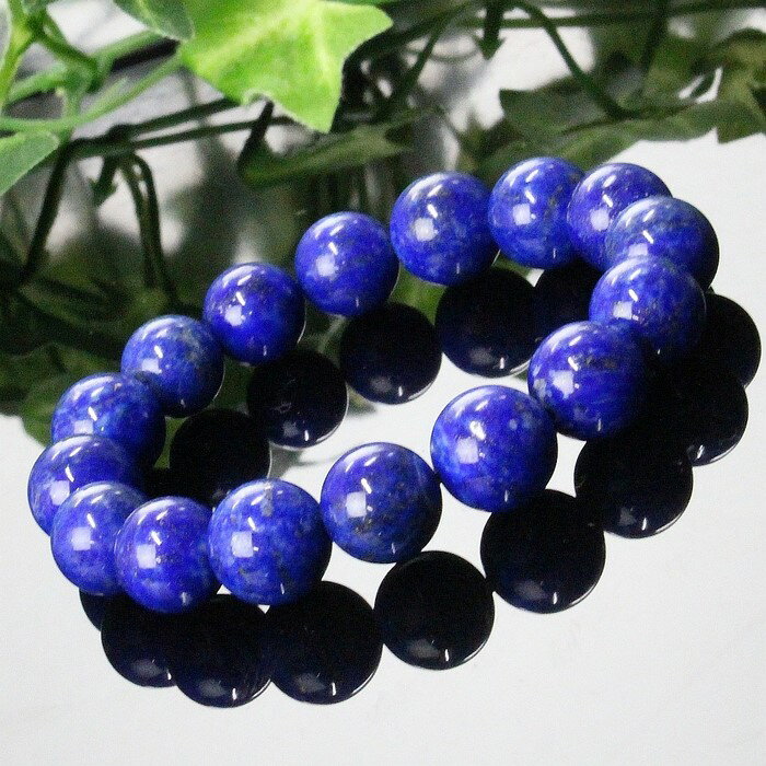 【厳選 一点物 アフガニスタン産 高品質 AAAAAグレード】ラピスラズリ ブレスレット 青金石 ラピスラズリ 最強 魔除け グッズ 破邪 ブレスレット 聖石 ...