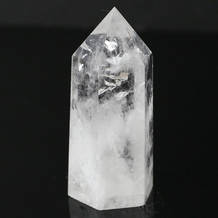 水晶 ポイント Crystal Quartz 石英 クリスタル クォーツ 水晶 浄化 原石 ポイント 石 Point 柱 インテリア 浄化用水晶 置物 水晶ポイ...
