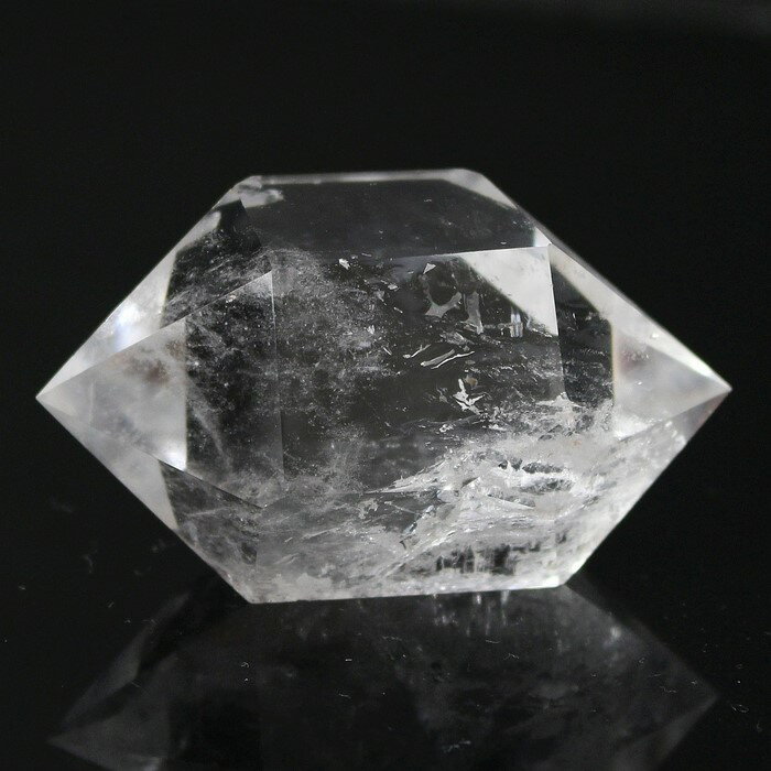 【限定 一点物】水晶 ポイント すいしょう 石英 クリスタル クォーツ 水晶 原石 ダブルポイント 石 置物 インテリア 魔除け 厄除け 水晶ポイント 天然石 ...
