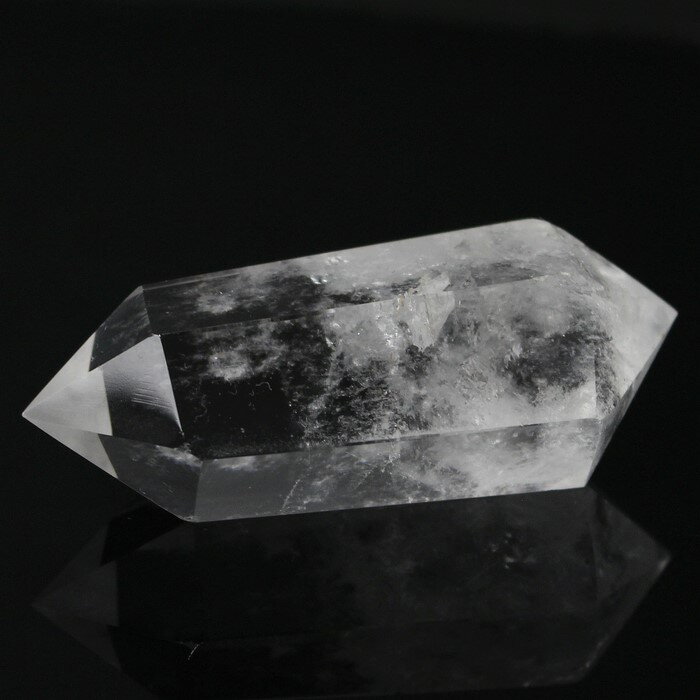 水晶 ダブルポイント Crystal すいしょう ロッククリスタル 石英 水晶 原石 石 Point 柱 浄化 浄化用水晶 ポイント ダブルターミネイティッド ...