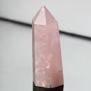【限定 一点物】ローズクォーツ ポイント ピンク 紅水晶 Rose Quartz ローズクォーツ 原石 ポイント 石 Point 柱 インテリア 鉱物 置物 ロ...