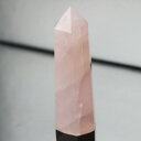 ローズクォーツ ポイント 紅水晶 ピンク Rose Quartz ローズクォーツ 原石 鉱物 柱 インテリア 置物 Point ポイント 石 ローズクォーツポイ...