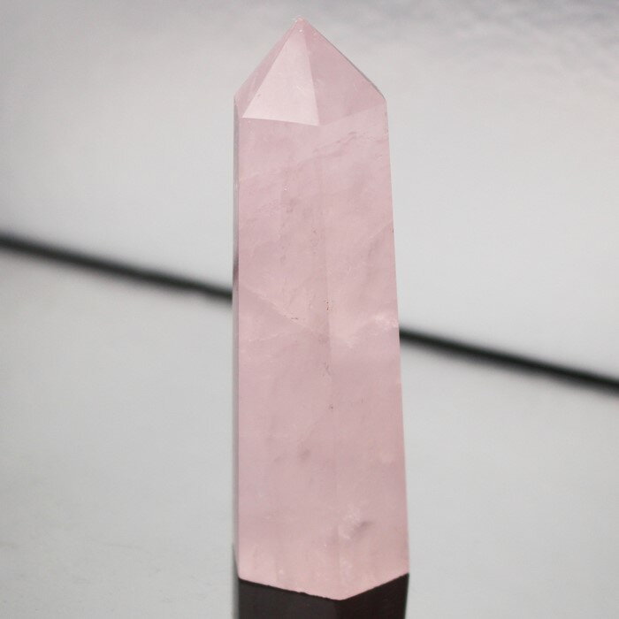 ローズクォーツ ポイント Rose Quartz 紅水晶 ピンク ローズクォーツ 原石 ポイント 鉱物 置物 Point 柱 インテリア 石 ローズクォーツポイ...